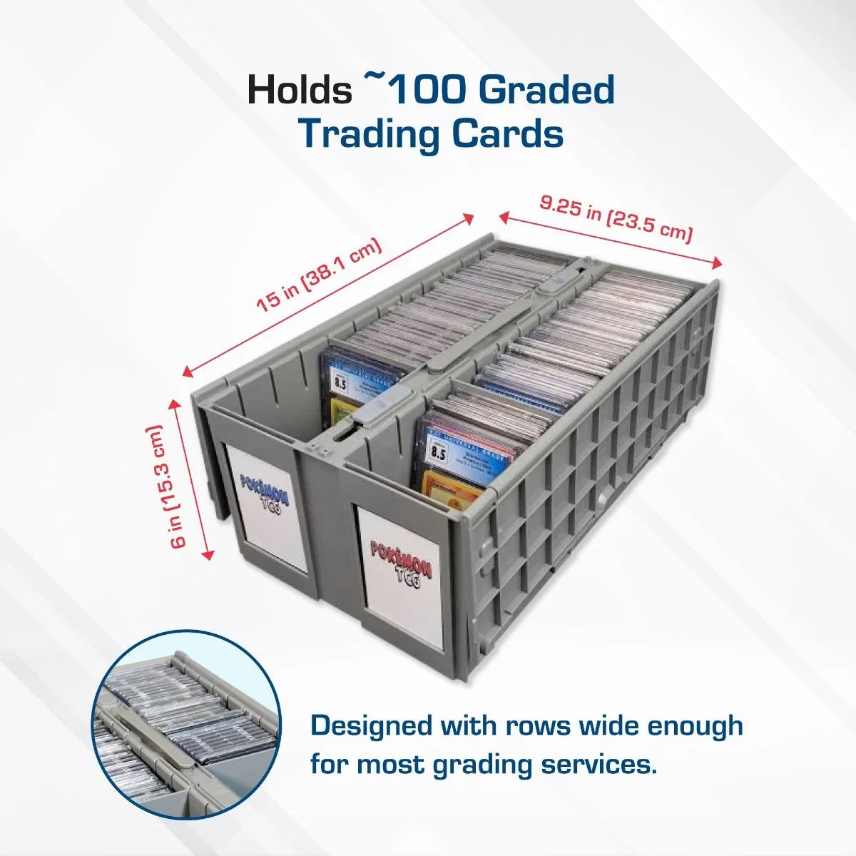 Card Storage | Plastic Bin | Graded Cards | BCW