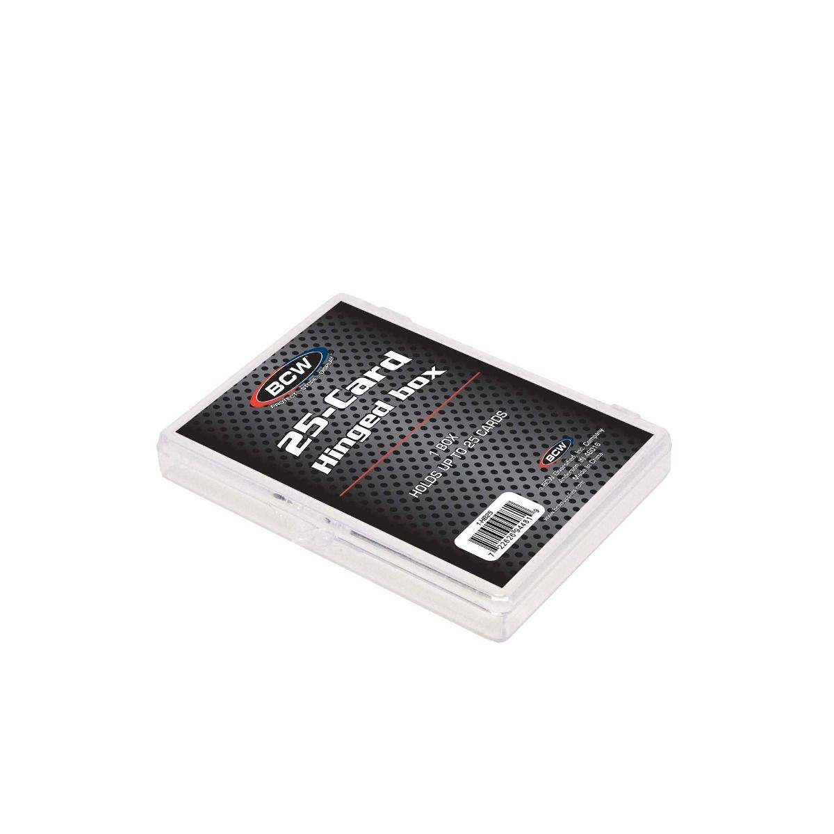 Card Accessories| Box | Plastic | Hinged Trading Card Box (25 count) Card Accessories BCW