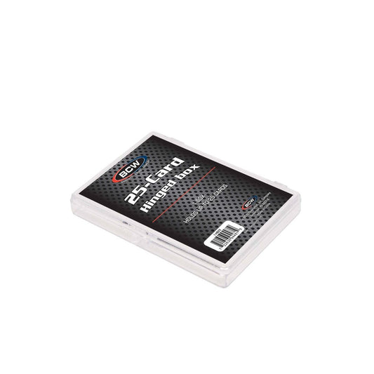 Card Accessories| Box | Plastic | Hinged Trading Card Box (25 count) Card Accessories BCW