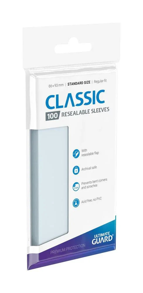 Ultimate Guard Classic Soft Sleeves Resealable | Ultimate Guard