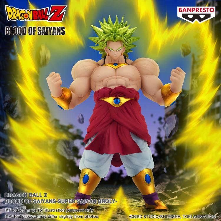 Figure | Dragon Ball | Broly Super Saiyan | Blood of Saiyans | Banpresto DBS Figure Banpresto