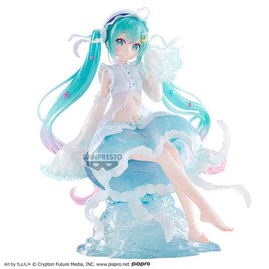 Figure | Hatsune Miku | Clearluxe Jellyfish | Banpresto Evolve