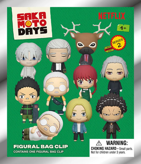 Bag Clip | Sakamoto Days 3D Foam Bag Clip | Series 2