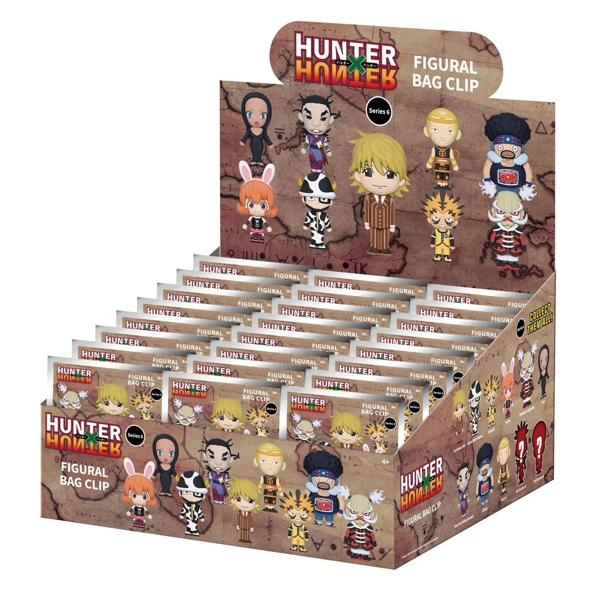 chiiiibag ヘア クリップ ノベルティー Bag Clip | Hunter X Hunter 3D Foam Bag Clip | Series 6 – Anime