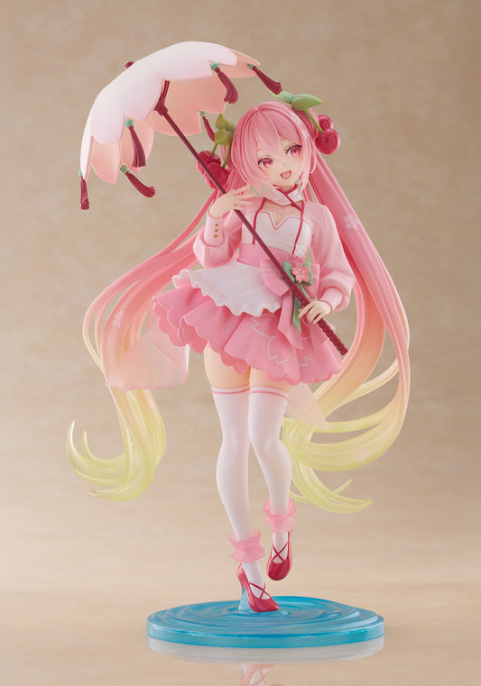 Figure | Hatsune Miku | Sakura Miku (AMP+ Figure) - Sakura Dress Ver. | Taito