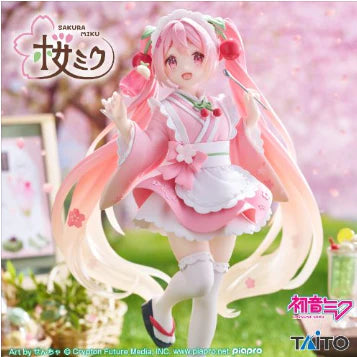 Figure | Hatsune Miku | Sakura Miku Coreful (Japanese Café) ver. | Taito [Japan Import]