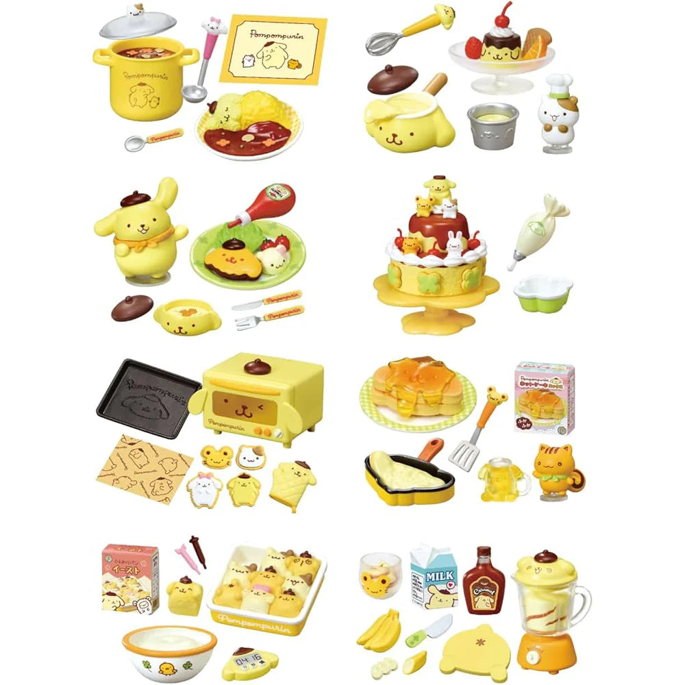 Blind Box | Sanrio | Pompompurin Cooking | Re-Ment