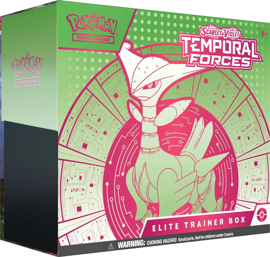 Pokémon | TCG: Elite Trainer Box | Scarlet & Violet: Temporal Forces (SV05) [Iron Leaves]