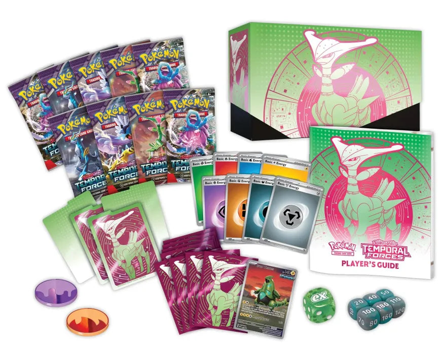 Pokémon | TCG: Elite Trainer Box | Scarlet & Violet: Temporal Forces (SV05) [Iron Leaves]