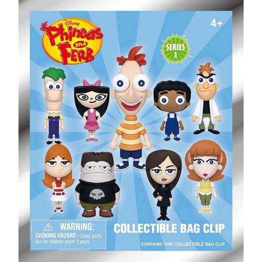 Bag Clip | Phineas & Ferb 3D Foam Bag Clip | Series 1