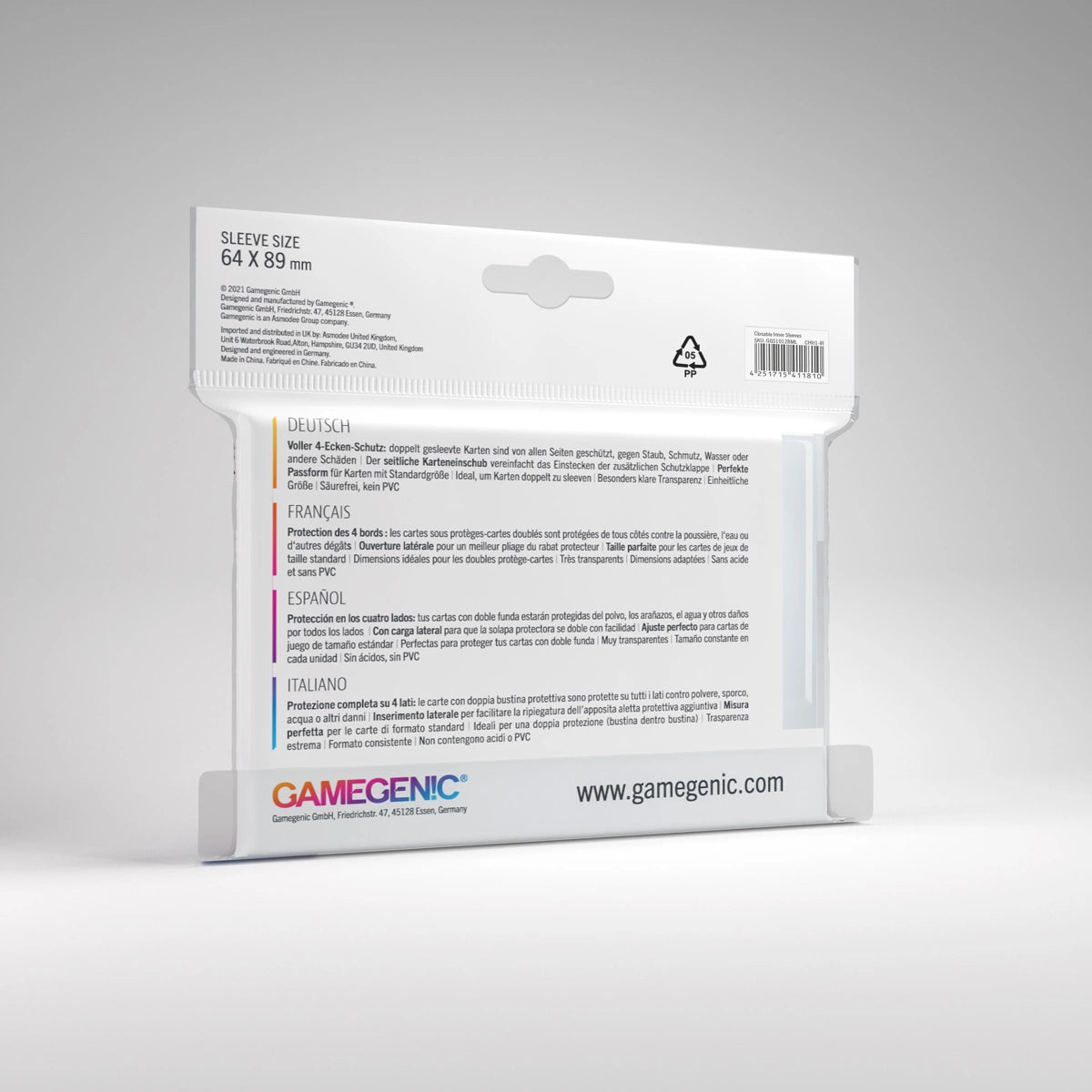 Card Sleeves | Standard | Inner / Perfect Fit