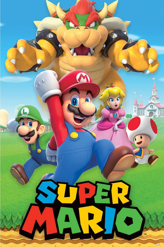 Poster | Super Mario | Character Montage