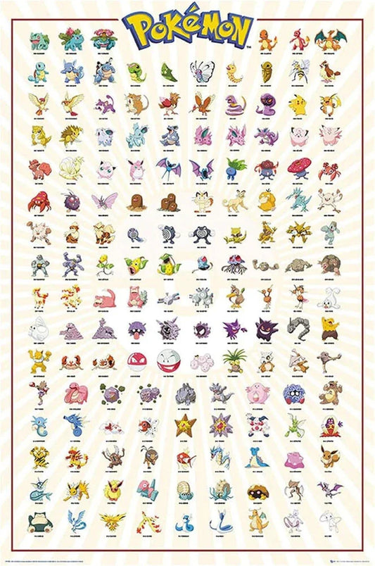 Poster | Pokemon | Kanto