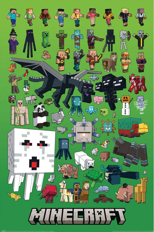 Poster | Minecraft | Character Montage