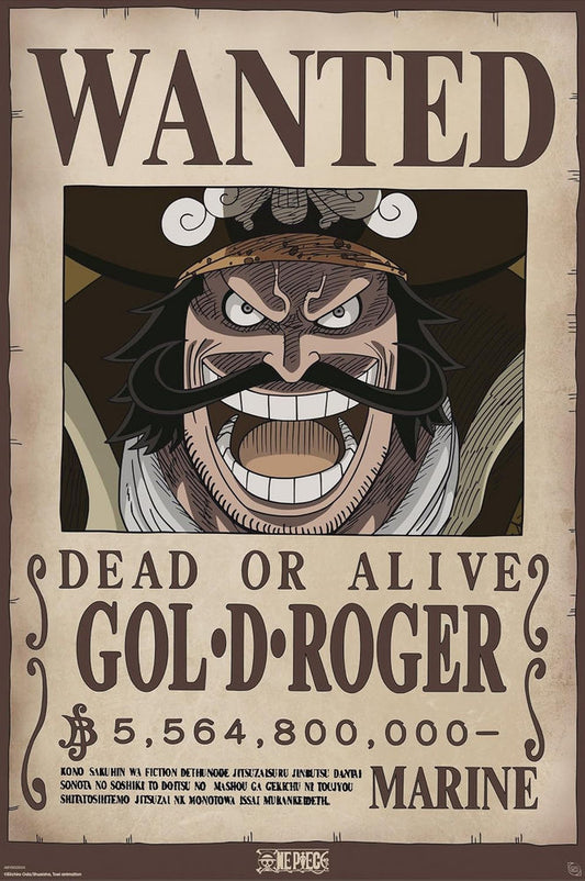 Poster | One Piece | Gol D. Roger Wanted