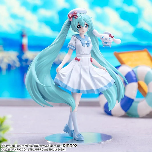 Figure | Hatsune Miku | Miku x Cinnamoroll (Summer Ver.) | Sega XStellar [Japan Import]
