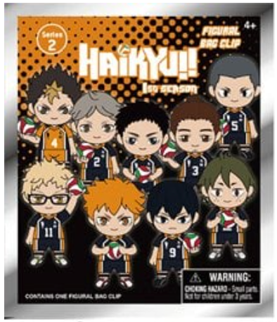 3D Foam Bag Clip | Haikyuu!! | Series 2