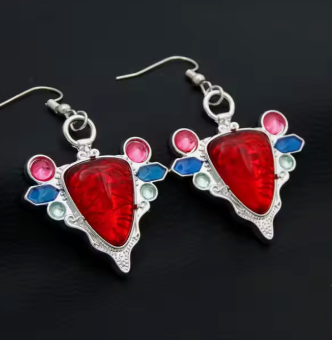 Earrings | JoJo's Bizarre Adventure | Red Stone of Aja