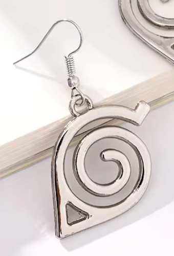 Earrings | Naruto | Hidden Leaf Logo