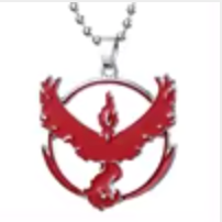 Necklace | Pokémon Go | Team Valor (Red)