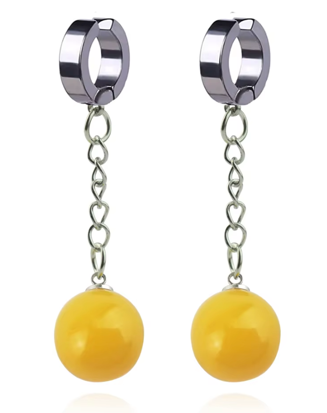 Earrings | Dragonball | Potara | Yellow