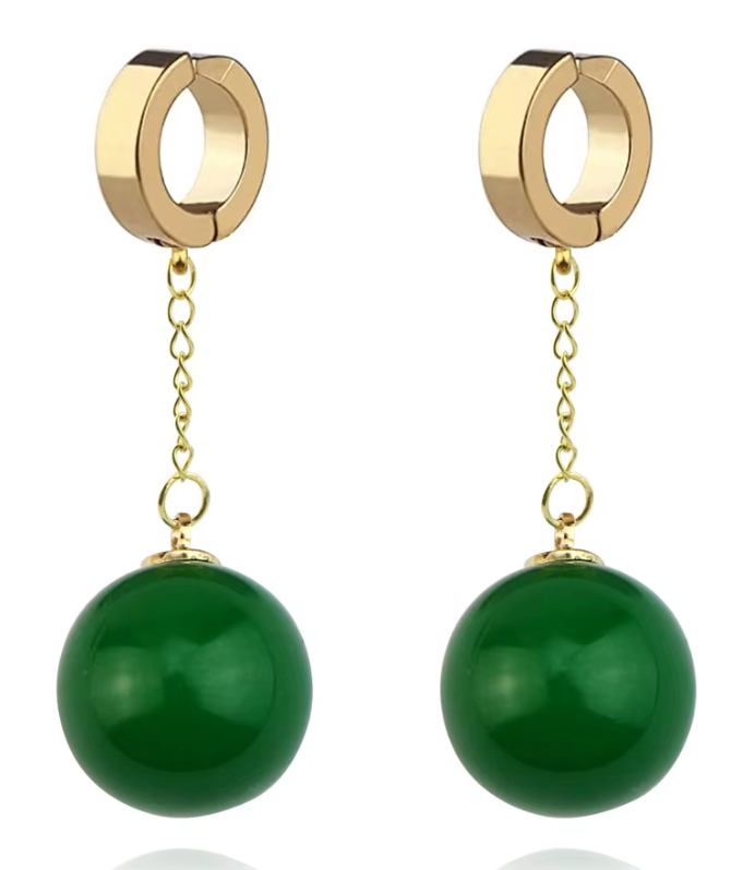 Earrings | Dragonball | Potara | Green