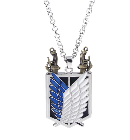 Necklace | Attack on Titan | Wings of Freedom w/Swords
