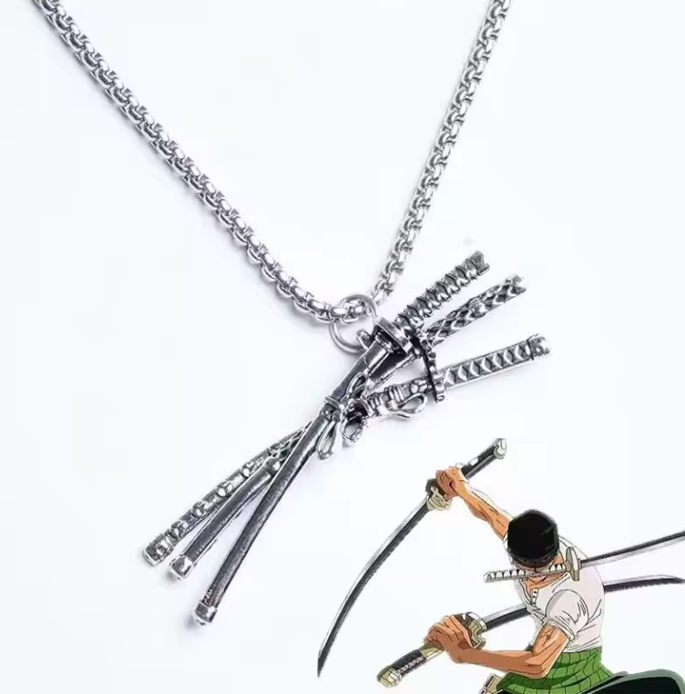 Necklace | One Piece | Roronoa Zoro Swords