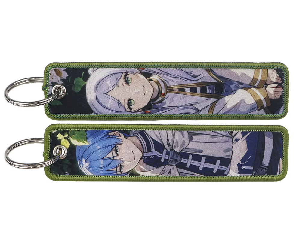 Keychain | Frieren | Embroidered Jet Tag (see variants)