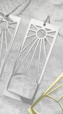 Earring | Demon Slayer | Hanafuda Outline Stainless Steel (see variants) Earrings Anime Island CA