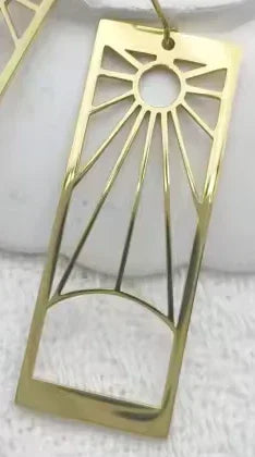 Earring | Demon Slayer | Hanafuda Outline Stainless Steel (see variants) Earrings Anime Island CA