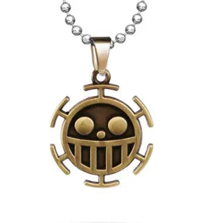 Necklace | One Piece | Heart Pirates Logo Necklaces Anime Island CA