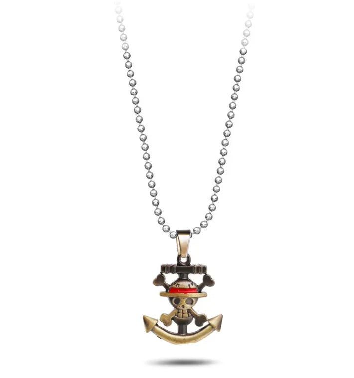 Necklace | One Piece | Straw Hat Pirates Logo (see variants) Necklaces Anime Island CA