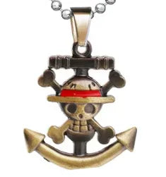 Necklace | One Piece | Straw Hat Pirates Logo (see variants) Necklaces Anime Island CA