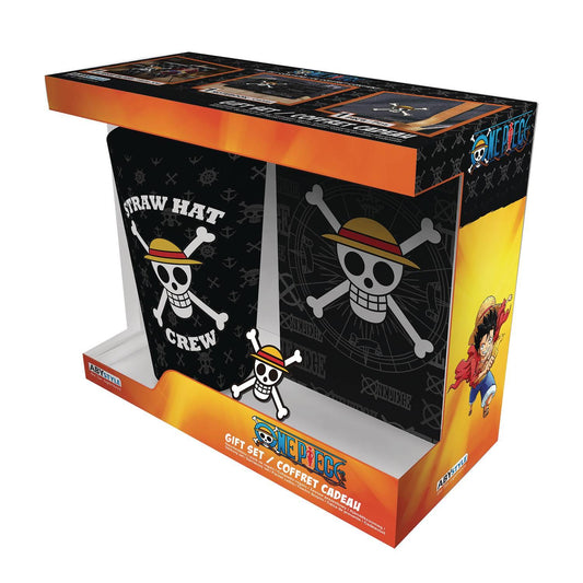 Abysse America Gift Set | One Piece | Straw Hat Glass, Pin, & Notebook - Anime Island CA