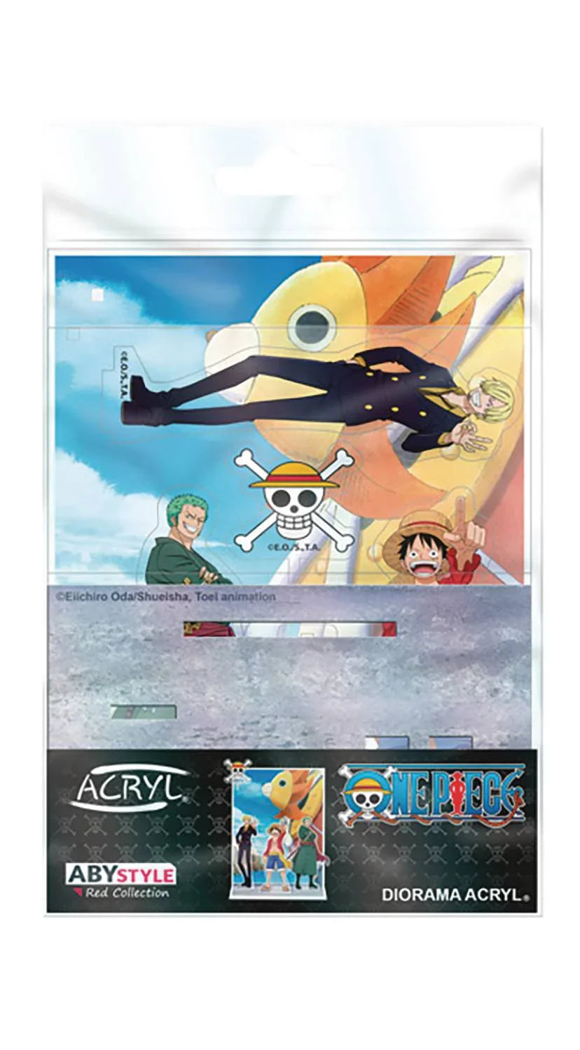 Acrylic Stand | One Piece | Luffy & Zoro & Sanji Trio Diorama | Abysse Acrylic Figure Abysse