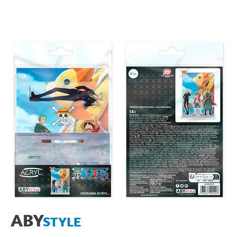 Acrylic Stand | One Piece | Luffy & Zoro & Sanji Trio Diorama