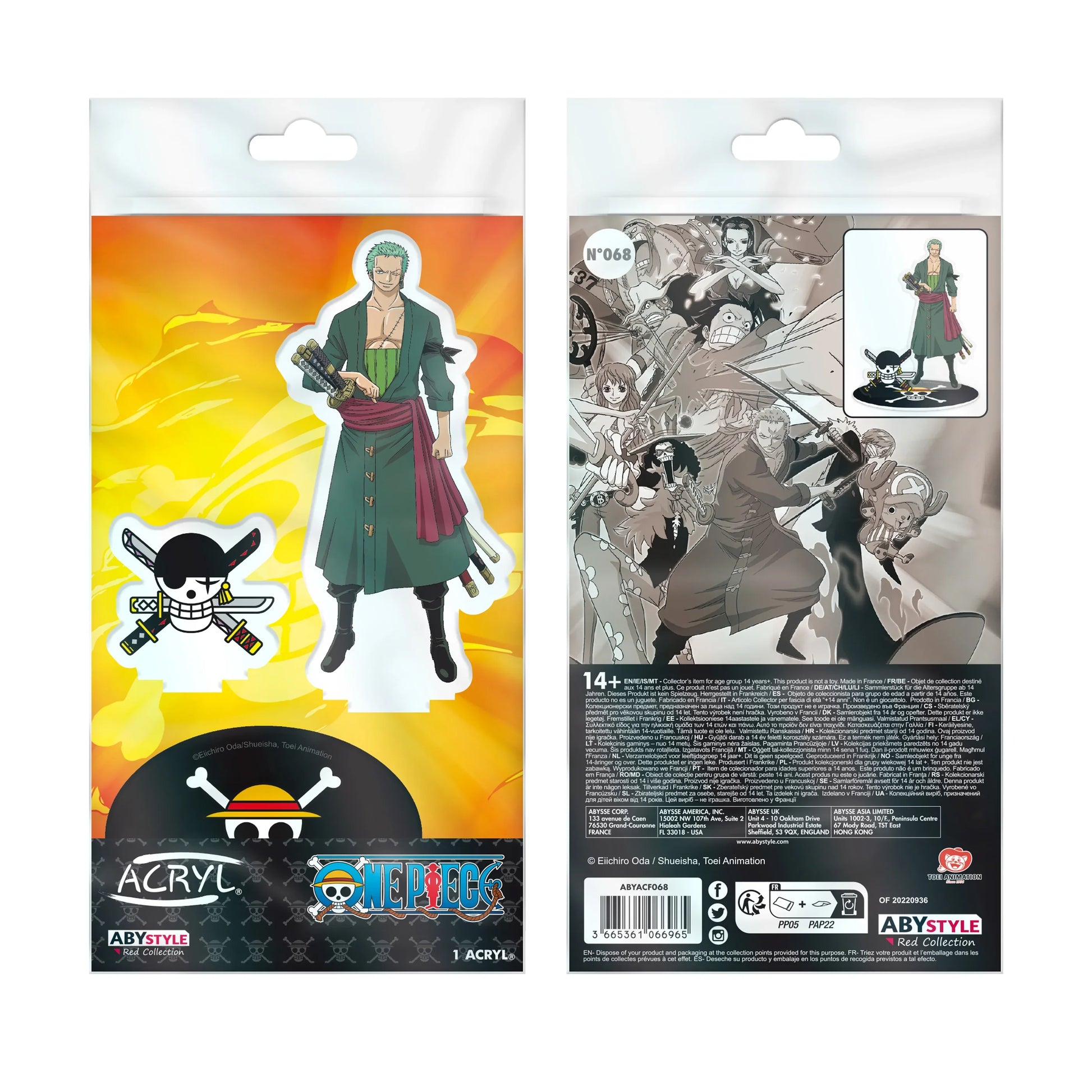 Acrylic Stand | One Piece | Zoro | Abysse Acrylic Figure Abysse