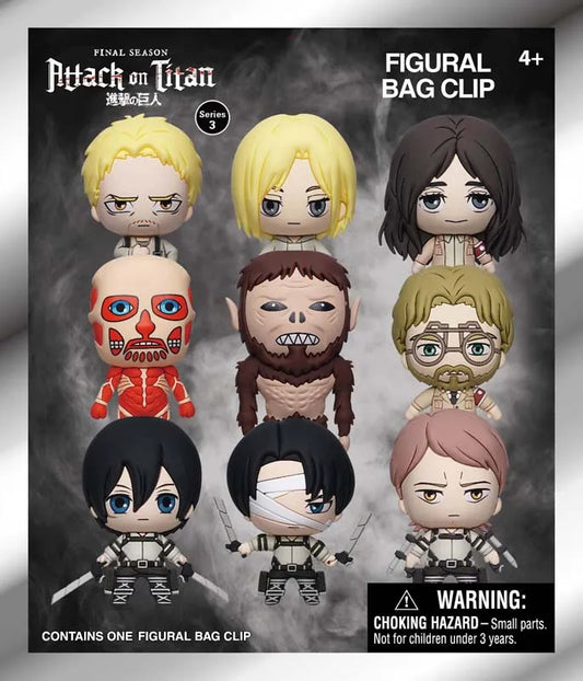 3D Foam Bag Clip | Attack on Titan | Series 3