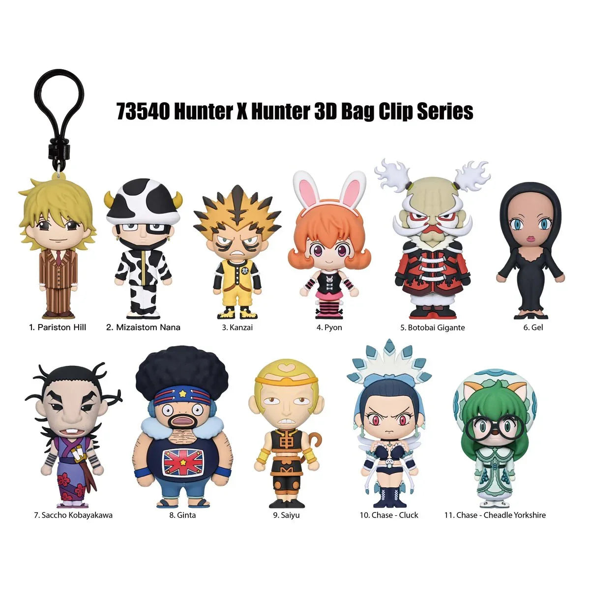 Bag Clip | Hunter X Hunter 3D Foam Bag Clip | Series 6 – Anime