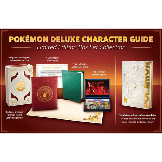 Book | Pokémon | Deluxe Character Guide Limited Edition Box Set Collection | Pikachu Press