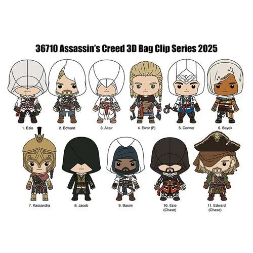Bag Clip | Assassin's Creed | Series 1 Bag Clips Monogram
