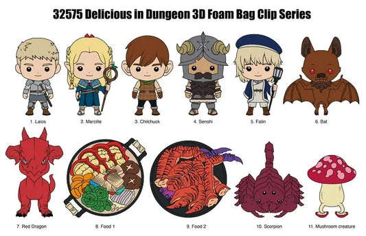 Bag Clip | Delicious in Dungeon Bag Clips Monogram
