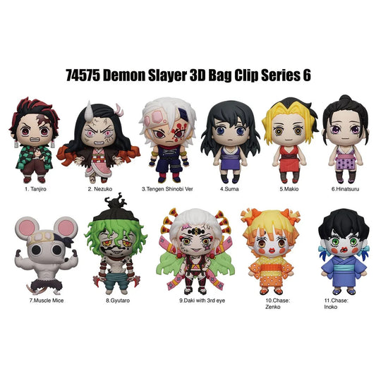 Bag Clip | Demon Slayer: Kimetsu no Yaiba | Series 6 Bag Clips Monogram