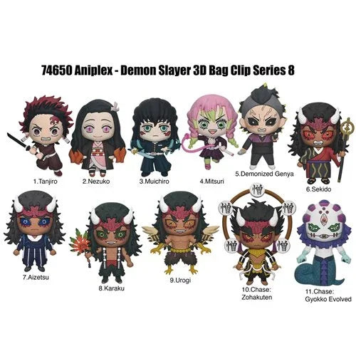 Bag Clip | Demon Slayer: Kimetsu no Yaiba | Series 8 (Season 3) Bag Clips Monogram