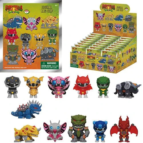 Bag Clip | Godzilla vs. Power Rangers | Series 1 Bag Clips Monogram