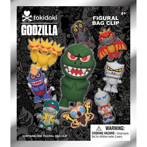 Bag Clip | Godzilla x Tokidoki Bag Clips Monogram