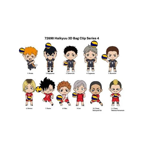 Bag Clip | Haikyuu!! | Series 4 Bag Clips Monogram