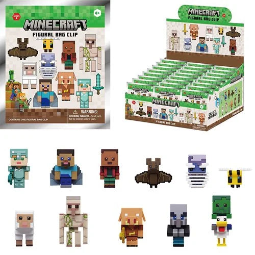 Bag Clip | Minecraft | Series 4 Bag Clips Monogram