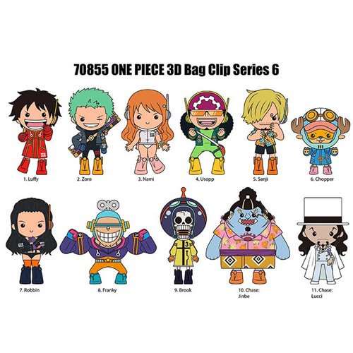 Bag Clip | One Piece | Series 6 Bag Clips Monogram